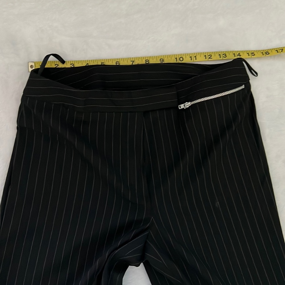 EUC Alfani pin striped slacks black with the light gray stripes